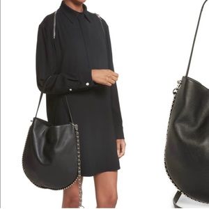 Alexander Wang Roxy studded two tone hobo bag